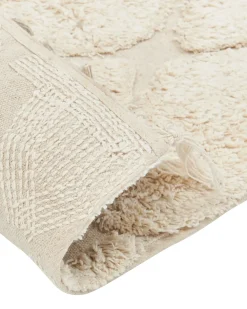 Discount Beliani Tappeto SILCHAR Cotone Beige