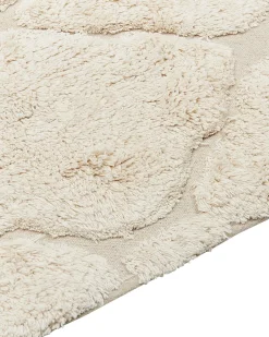 Discount Beliani Tappeto SILCHAR Cotone Beige