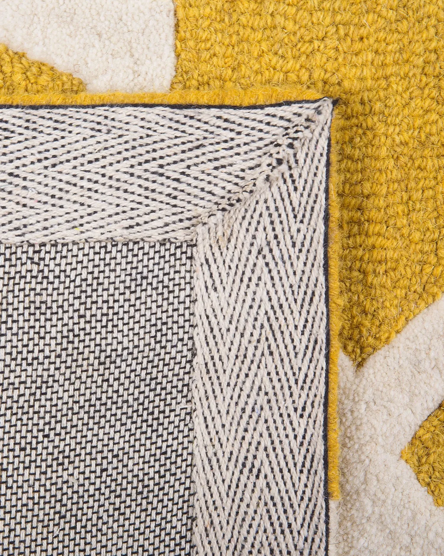 Discount Beliani Tappeto SILVAN Giallo Lana Beige Giallo