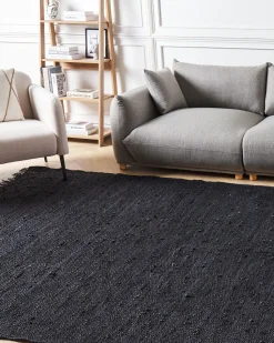 New Beliani Tappeto SINANKOY Iuta Nero