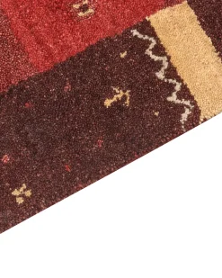 Outlet Beliani Tappeto SINANLI Multicolore Lana Persiano Arancione Giallo Rosso