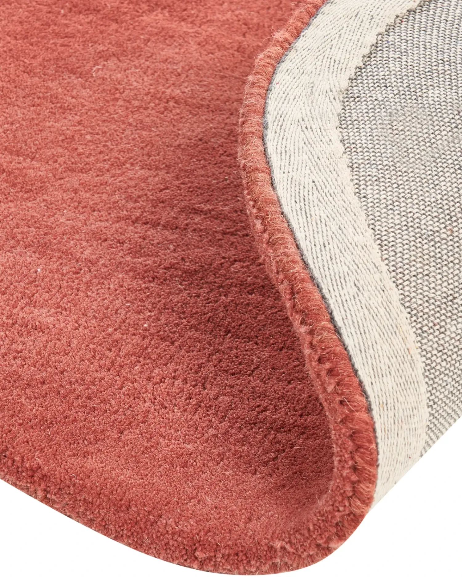 New Beliani Tappeto SINJUWI Multicolore ø 140 cm Lana Arancione Rosa Rosso Multicolore