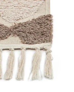 Sale Beliani Tappeto SINOP Beige Cotone Beige Marrone