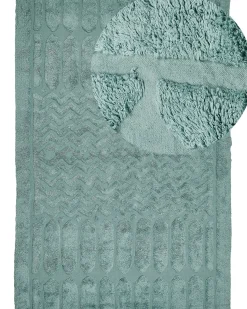 Outlet Beliani Tappeto SIRNAK menta Cotone Verde