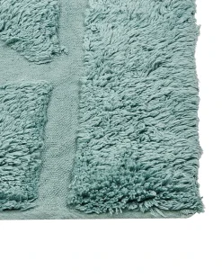 Outlet Beliani Tappeto SIRNAK menta Cotone Verde