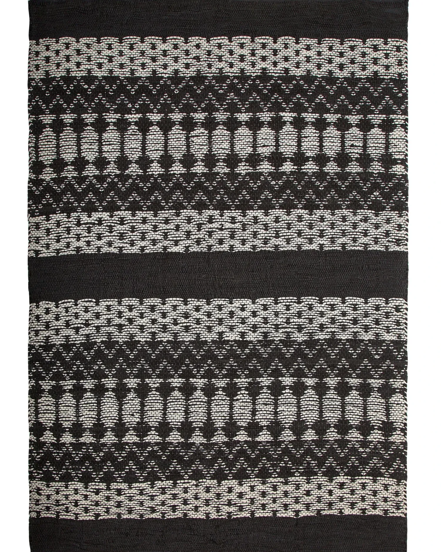 Best Beliani Tappeto SOKUN Nero Pelle naturale Beige Nero