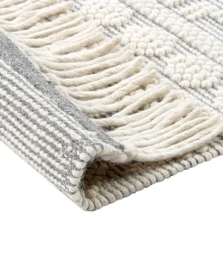 Best Beliani Tappeto SOLHAN Grigio Beige Lana Beige Grigio