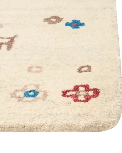 Clearance Beliani Tappeto SULUCA Beige Lana Persiano Beige Blu Marrone Rosso