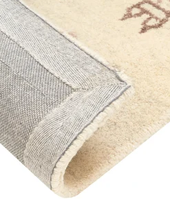 Clearance Beliani Tappeto SULUCA Beige Lana Persiano Beige Blu Marrone Rosso