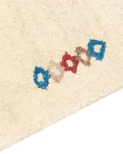Clearance Beliani Tappeto SULUCA Beige Lana Persiano Beige Blu Marrone Rosso