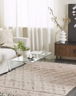 Discount Beliani Tappeto SULUOVA Cotone Beige
