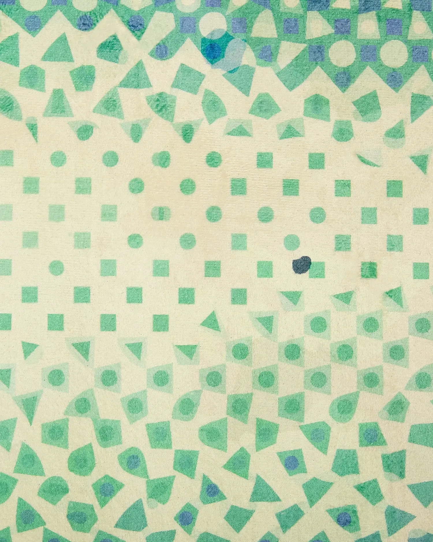 Clearance Beliani Tappeto SUSUZ Blu Verde Multicolore