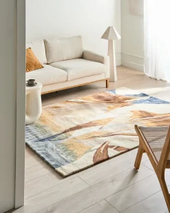 Clearance Beliani Tappeto SWABI 160 x 230 cm Viscosa Multicolore