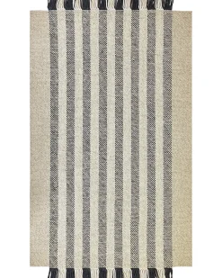 Clearance Beliani Tappeto TACETTIN Bianco Lana Bianco Nero