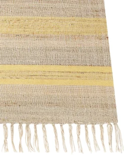 Hot Beliani Tappeto TALPUR Giallo Iuta Beige Giallo Naturale