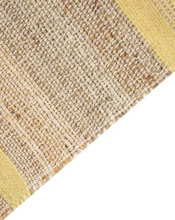 Hot Beliani Tappeto TALPUR Giallo Iuta Beige Giallo Naturale