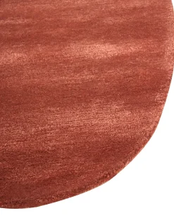 Best Beliani Tappeto TANDO scuro 160 x 230 cm Viscosa Rosso