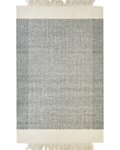 Hot Beliani Tappeto TATLISU Grigio Lana Bianco Grigio