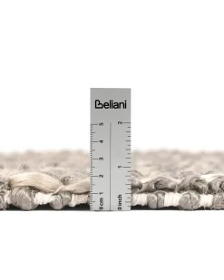 Discount Beliani Tappeto TELLIKAYA Grigio 200 x 300 cm Iuta Beige Grigio