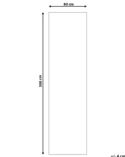 Online Beliani Tappeto TELLIKAYA Verde 80 x 300 cm Iuta Beige Verde