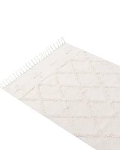 Outlet Beliani Tappeto TOZLU 80 x 230 cm Cotone Beige