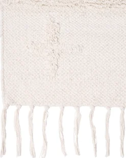 Outlet Beliani Tappeto TOZLU 80 x 230 cm Cotone Beige