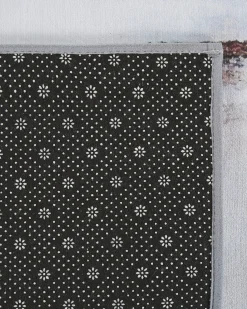 Hot Beliani Tappeto TRABZON Marrone 80 x 150 cm Grigio Marrone Multicolore Nero