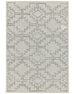 Outlet Beliani Tappeto URLA Beige Lana Beige Nero