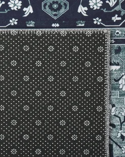 Best Beliani Tappeto VADKADAM Grigio 80 x 300 cm Bianco Grigio Nero