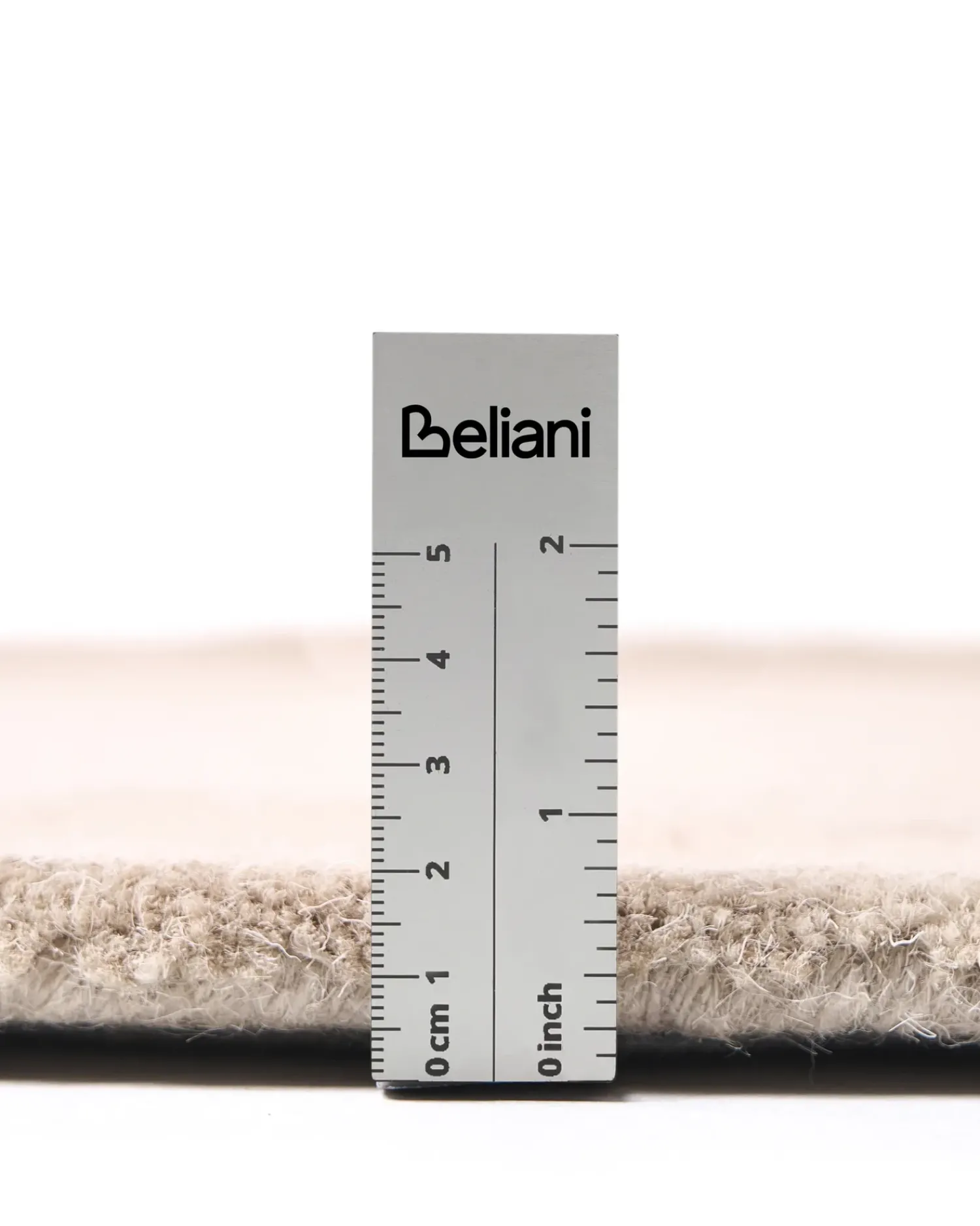 Discount Beliani Tappeto VASCO ø 140 cm Lana Beige