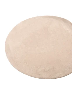 Discount Beliani Tappeto VASCO ø 140 cm Lana Beige
