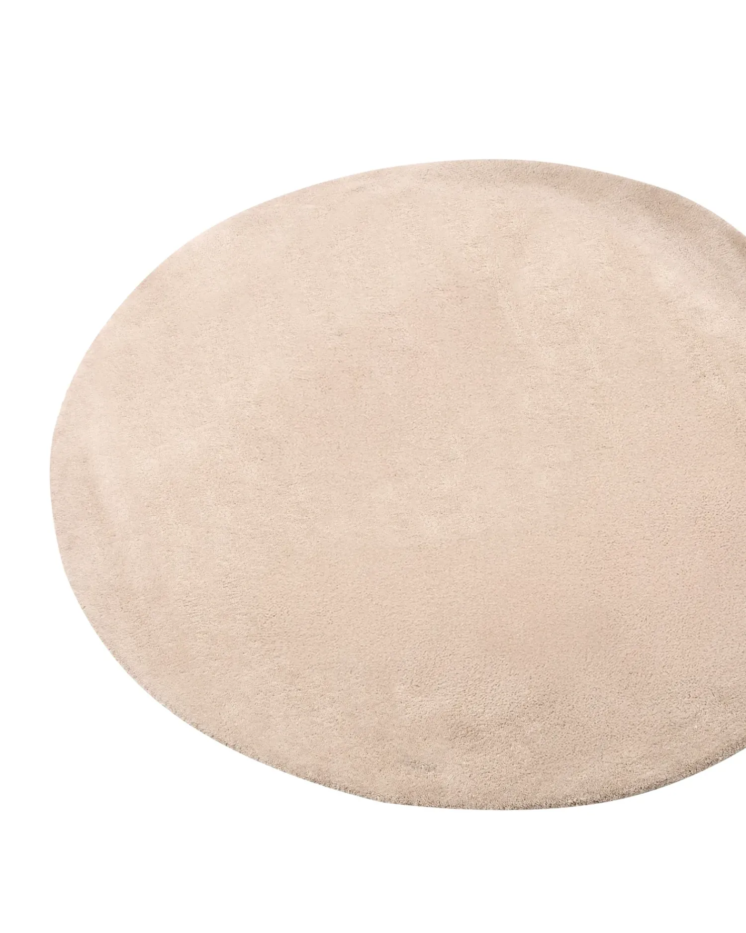 Discount Beliani Tappeto VASCO ø 140 cm Lana Beige