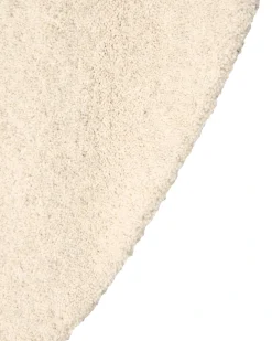 Discount Beliani Tappeto VASCO sporco ø 140 cm Lana Bianco