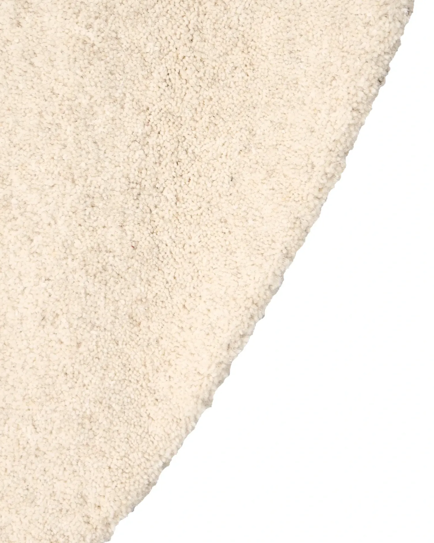 Discount Beliani Tappeto VASCO sporco ø 140 cm Lana Bianco