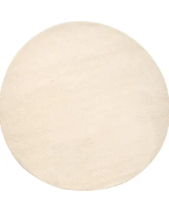 Discount Beliani Tappeto VASCO sporco ø 140 cm Lana Bianco