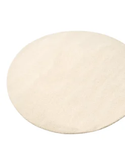 Discount Beliani Tappeto VASCO sporco ø 140 cm Lana Bianco