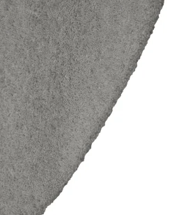 Beliani Tappeto VASCO scuro ø 140 cm Lana Grigio