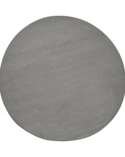 Beliani Tappeto VASCO scuro ø 140 cm Lana Grigio