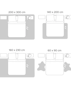 Beliani Tappeto VASCO scuro ø 140 cm Lana Grigio