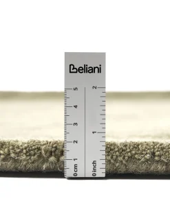 Discount Beliani Tappeto VASCO oliva ø 140 cm Lana Verde