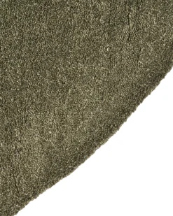 Discount Beliani Tappeto VASCO oliva ø 140 cm Lana Verde