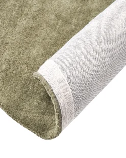 Discount Beliani Tappeto VASCO oliva ø 140 cm Lana Verde