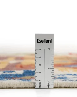 Online Beliani Tappeto VOSKETAP Multicolore 160 x 230 cm Lana Kilim Arancione Blu Marrone Multicolore