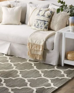 Discount Beliani Tappeto YALOVA Lana Grigio