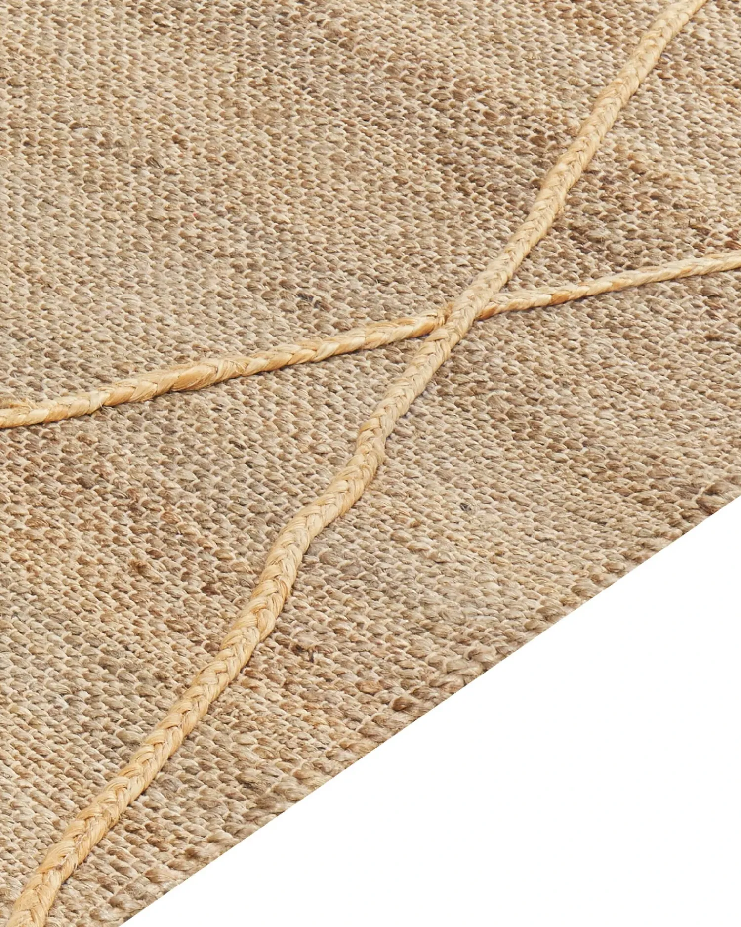 Sale Beliani Tappeto YUVACIK 160 x 230 cm Iuta Beige