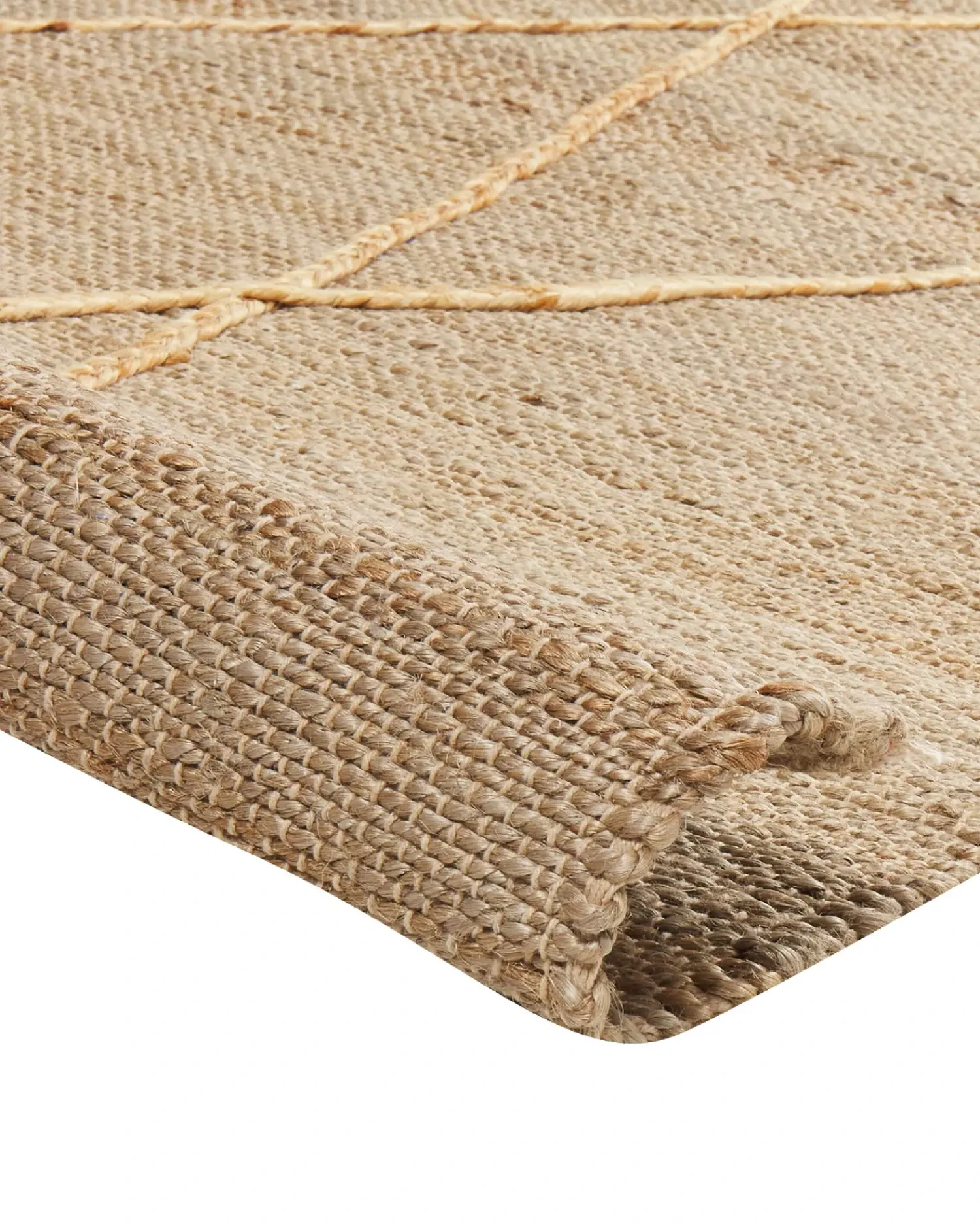 Sale Beliani Tappeto YUVACIK 160 x 230 cm Iuta Beige