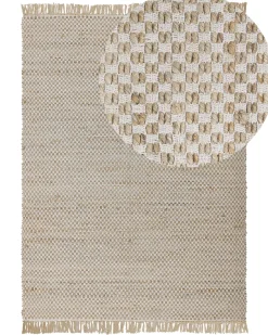Hot Beliani Tappeto ZERDALI Iuta Beige