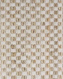 Hot Beliani Tappeto ZERDALI Iuta Beige