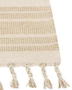 Clearance Beliani Tappeto ZEYNAK Multicolore 300 x 400 cm Cotone Beige Multicolore