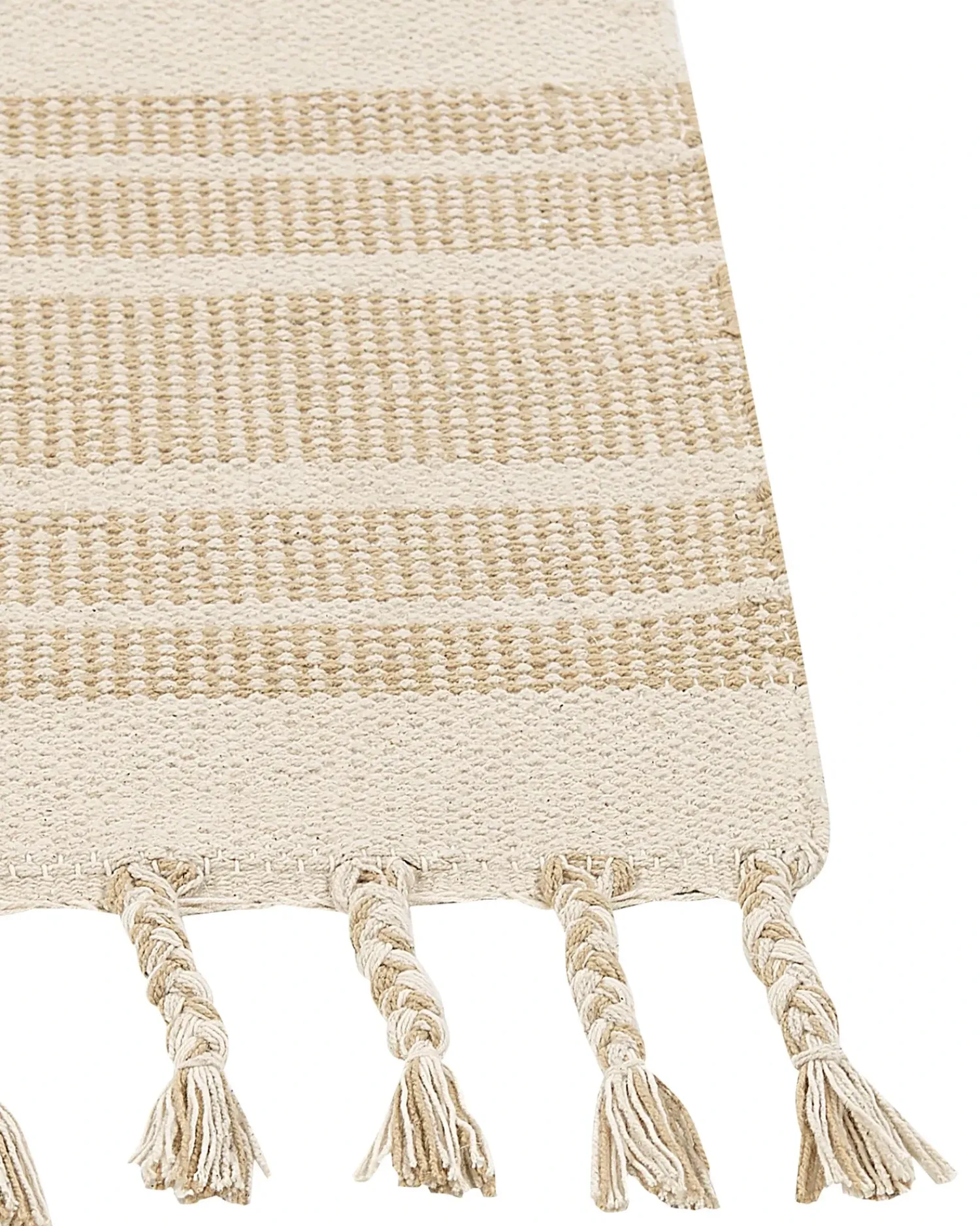 Clearance Beliani Tappeto ZEYNAK Multicolore 300 x 400 cm Cotone Beige Multicolore